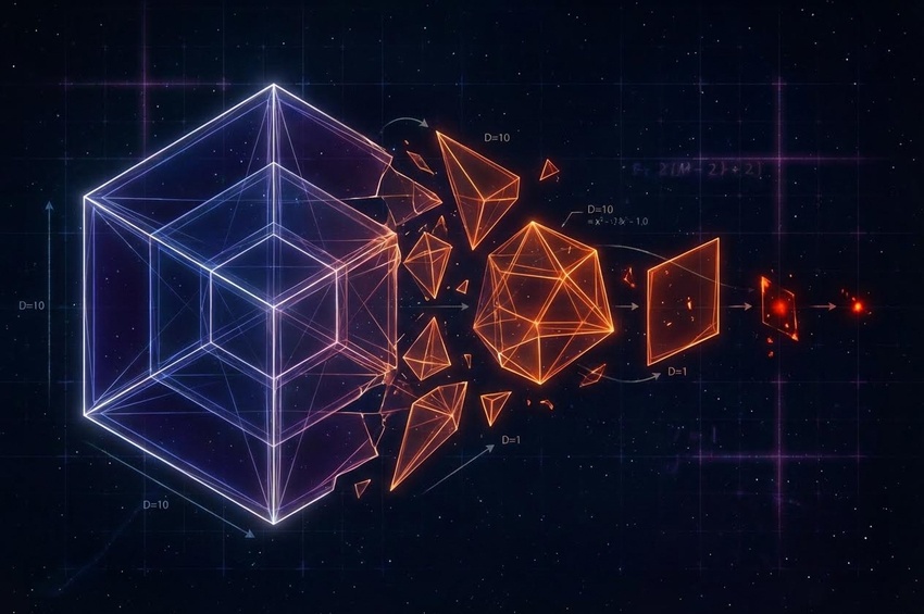 Il Collasso Dimensionale Come Degrado Cosmico Progressivo